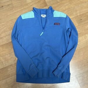 🐳Vineyard Vines women’s classic 1/4 zip S, style 2K0524 Spring Embroidered💙